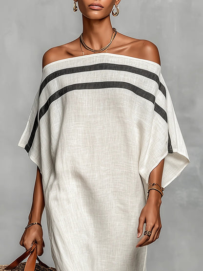 Marisol · Vestido Maxi Escote Caído