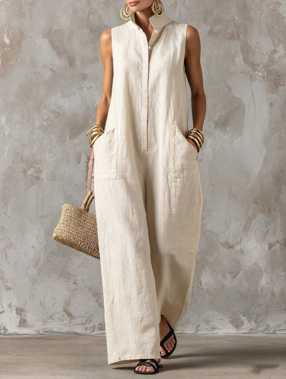Lorena · Vestido Maxi Lino Costa